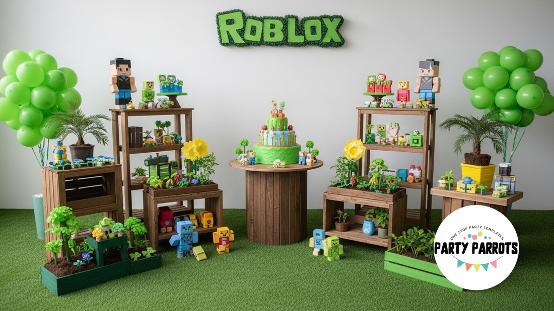 🌻 The Ultimate Roblox Birthday Party Hack: Grow Your Garden Activity Placemats