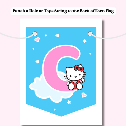 Hello Kitty & Friends Birthday Bunting Banner | Instant Download | Printable