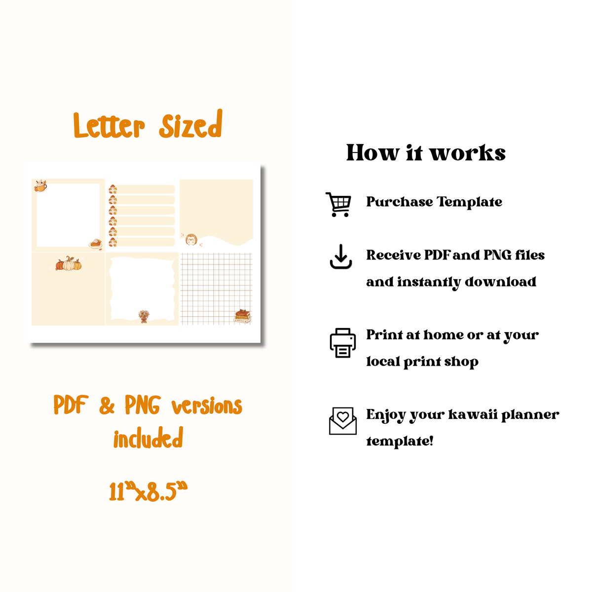 Pumpkin Season Memo Notes | 6 Cozy Fall Digital & Printable Sticky Notes