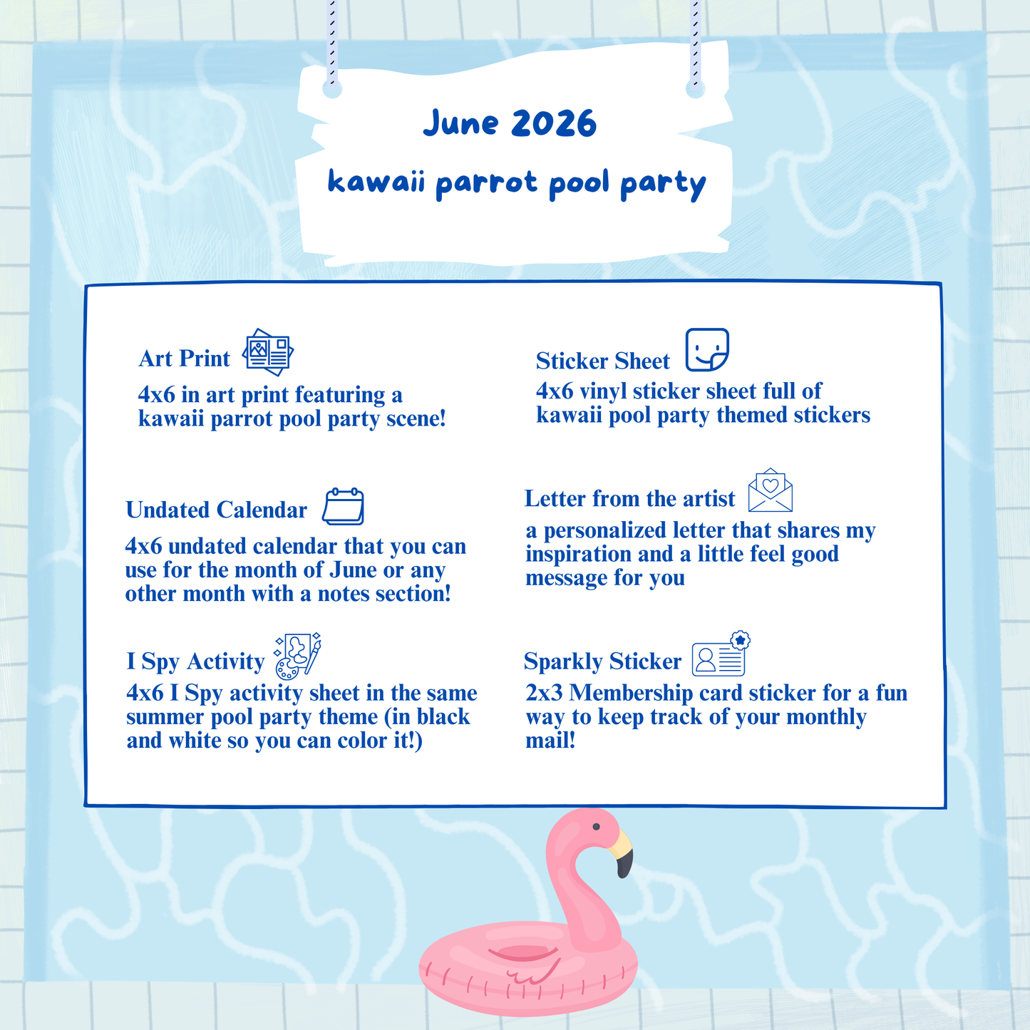 Kawaii Parrot Snail Mail Subscription