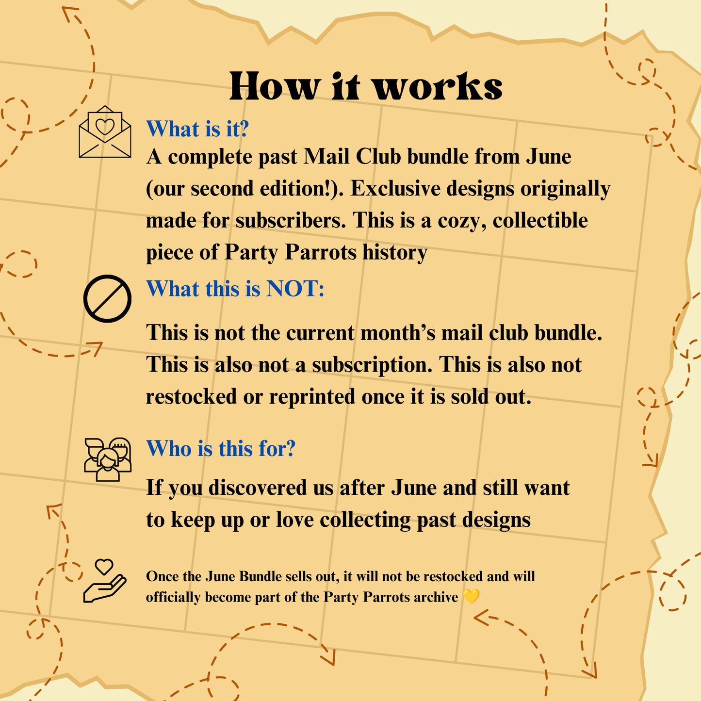 Kawaii Parrot Mail Club: July Bundle