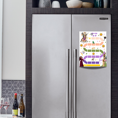 Princess Rapunzel Reward Chart Instant Download