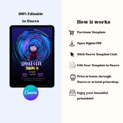 Coraline Birthday Party Bundle | Instant Download | Print at Home