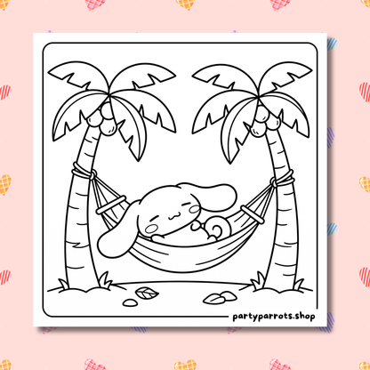Kawaii Cinnamoroll: Cozy & Cute Coloring Book
