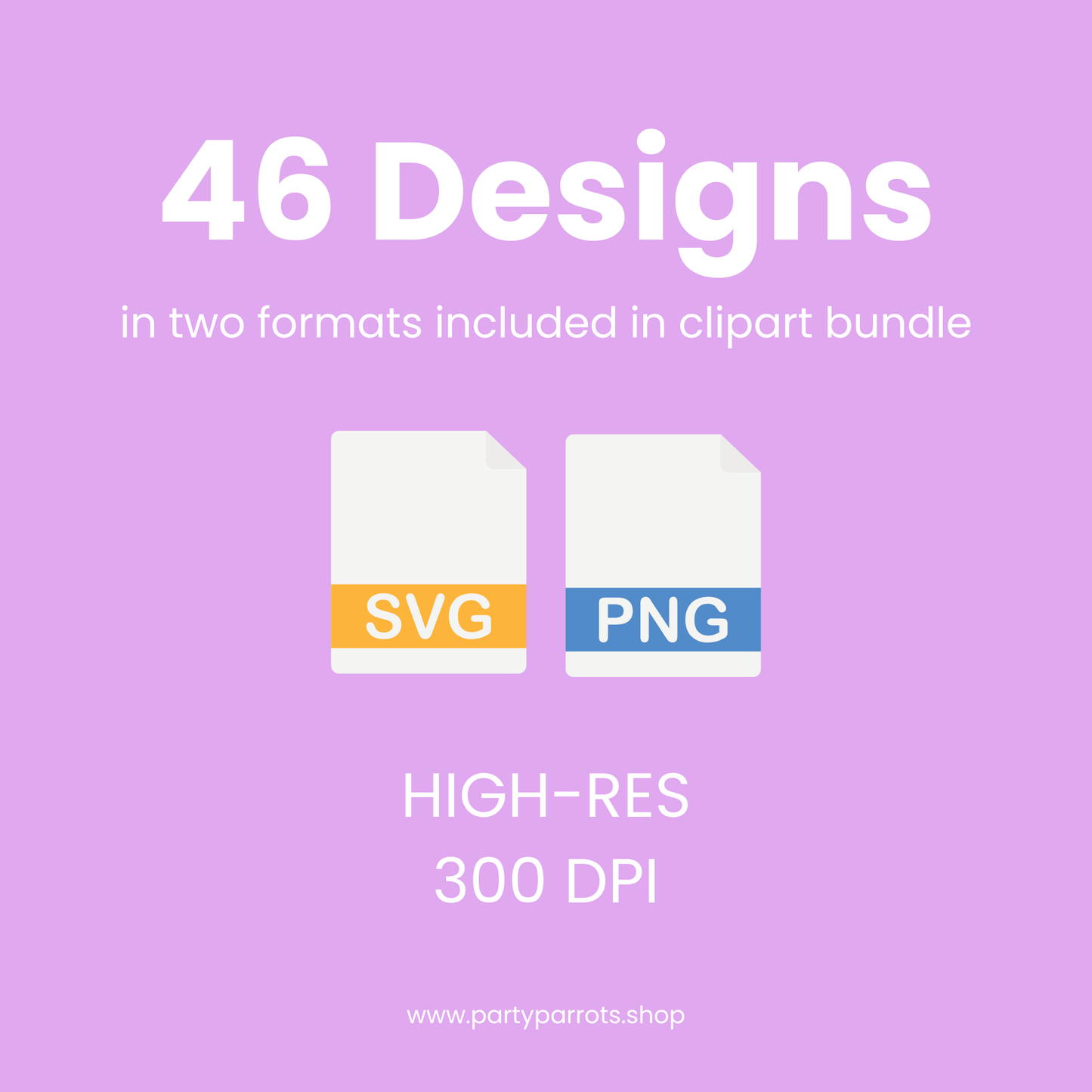 Cute Halloween Clipart Bundle | 46 Pastel Ghost, Kawaii Spooky PNG & SVG Digital Files