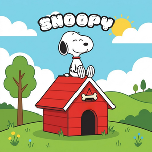 Snoopy Coloring Pages