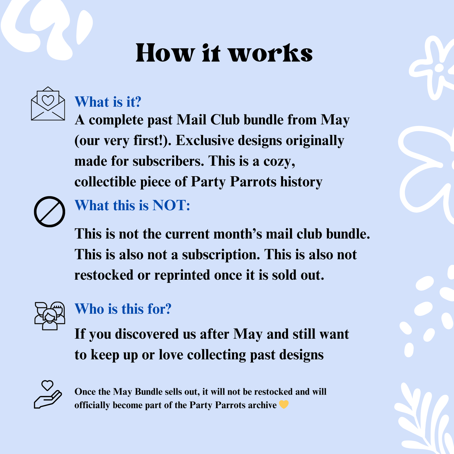 Kawaii Parrot Mail Club: May Bundle