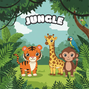 Jungle Animals Coloring Pages