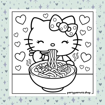 Kawaii Kitty: Cozy & Cute Cats & Kittens Coloring Book