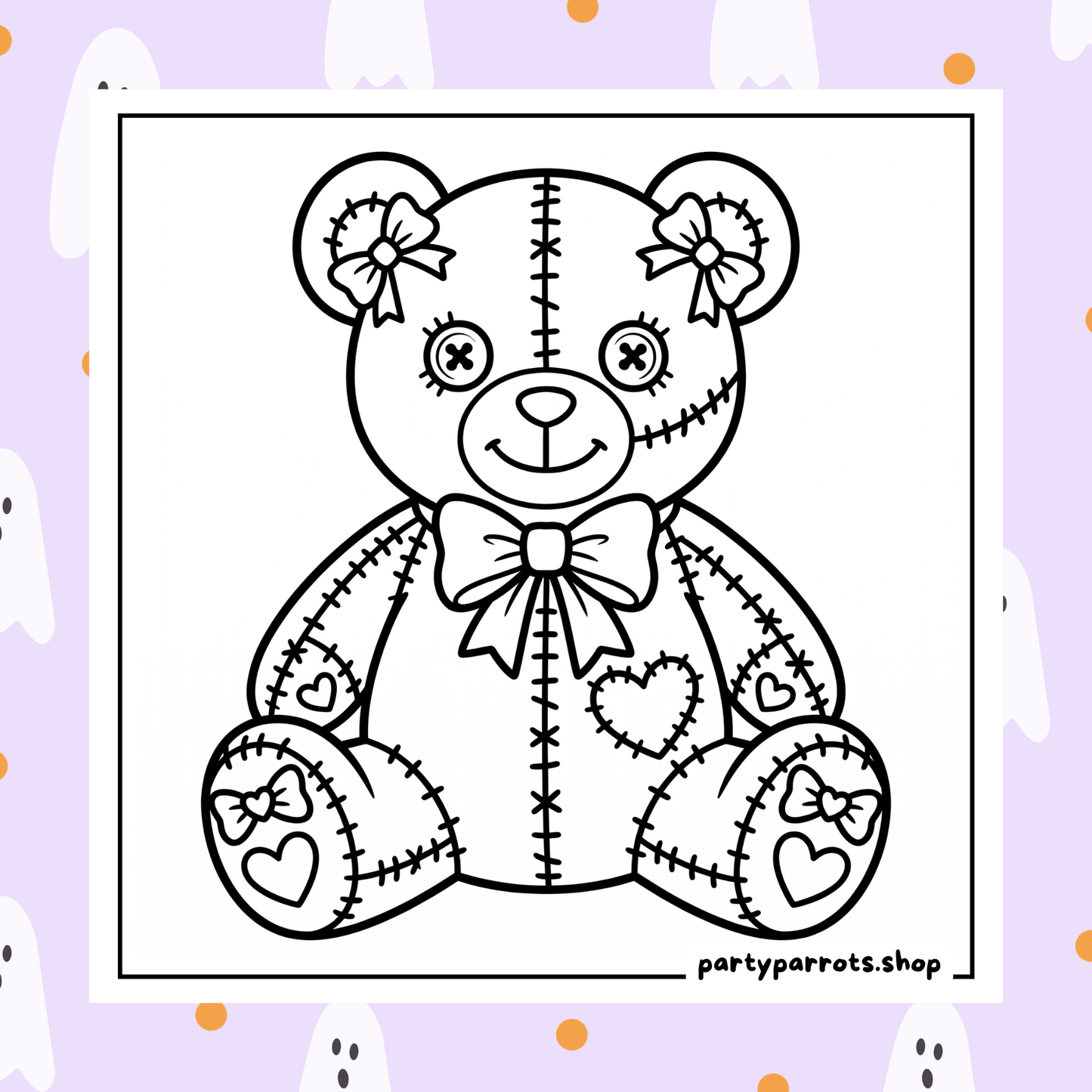Kawaii Spooky: Cute Goth & Creepy Cute Horror Coloring Book