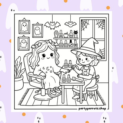 Kawaii Spooky: Cute Goth & Creepy Cute Horror Coloring Book