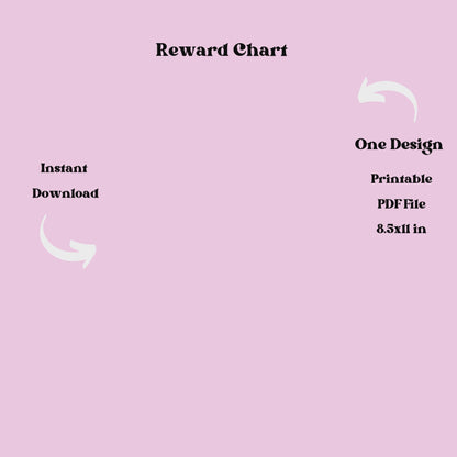 Pink & Green Wicked Reward Chart for Kids | Printable Potty Training & Behavior Chart