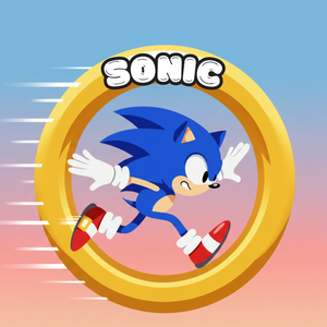 Sonic Coloring Pages